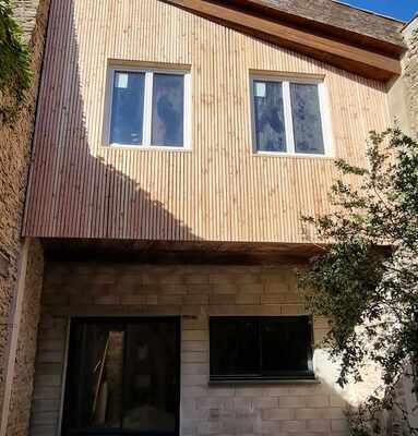 Démolition et reconstruction d'un pan de façade Narbonne-Carcassonne 